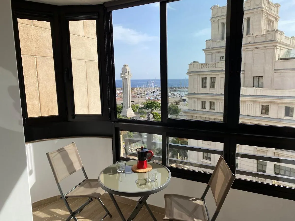 アパート サンタクルスデテネリフェVacacional Ventana Al Marアパートメント